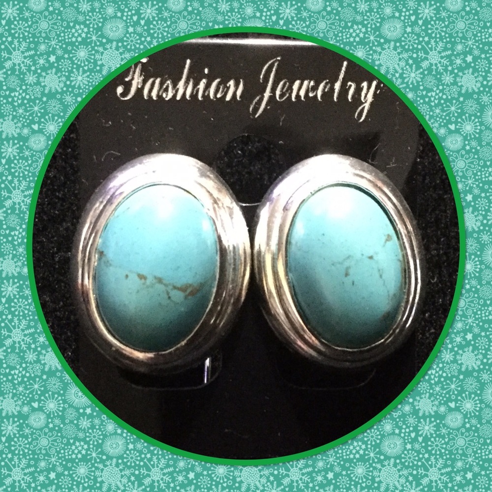 925 sterling silver turquoise earrings